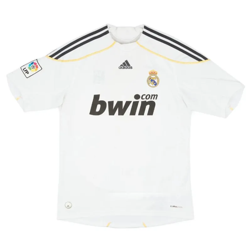 Real Madrid 2009/10 Maglia casalinga retrò - Bianca