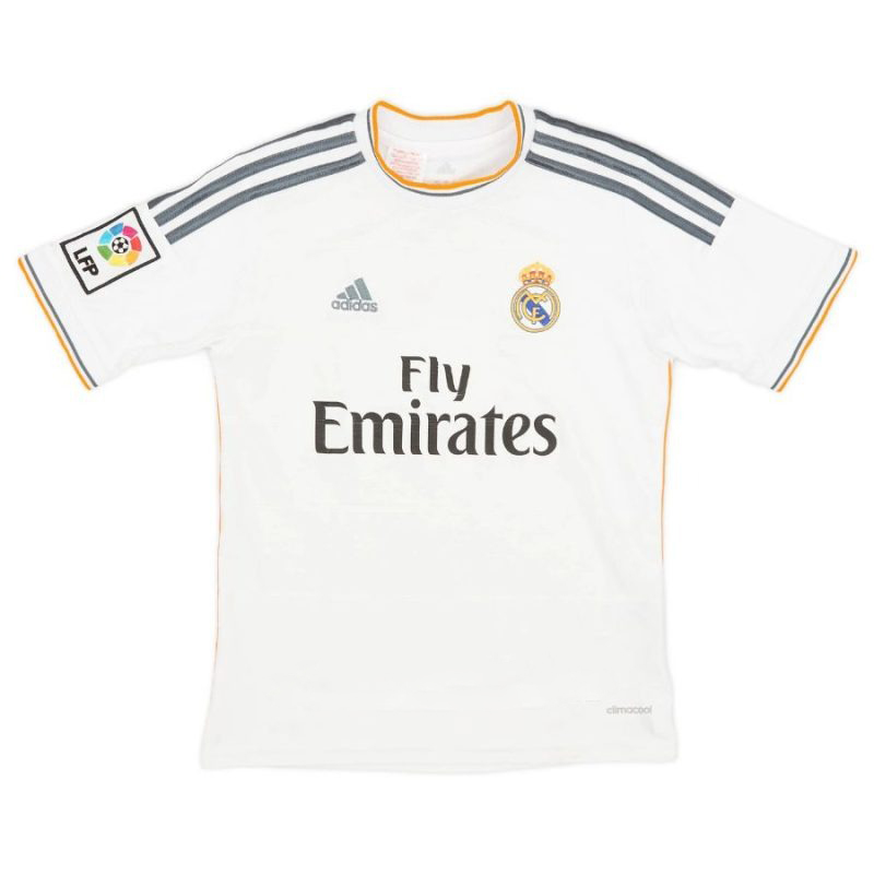 Real Madrid 2013/14 Maglia casalinga retrò - Bianca