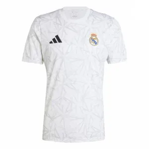 Camiseta prepartido del Real Madrid 2024/25 - Blanca