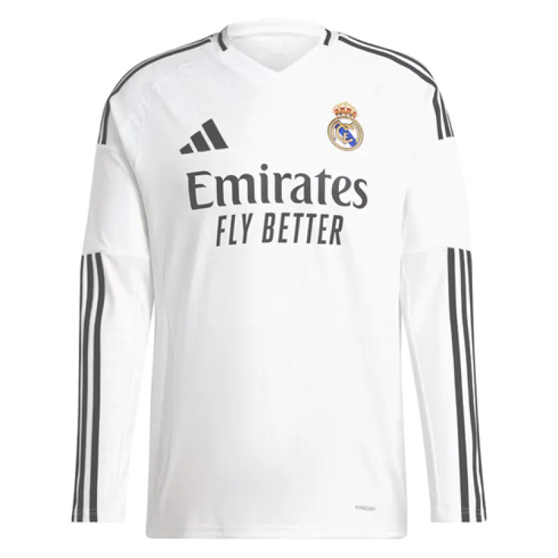 Real Madrid Long Sleeve Jersey 2024/25 Home - White