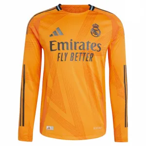 Camiseta de mangas largas del Real Madrid 2024/25 visita - Naranja
