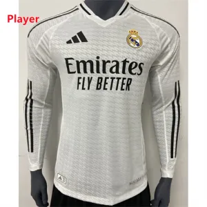 Camiseta de mangas largas local del Real Madrid 2024/25 Edición jugador - Blanca