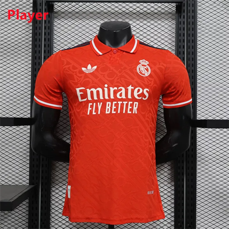 Camiseta de camisa polo de la edición especial del Real Madrid 2024/25 - Rojo