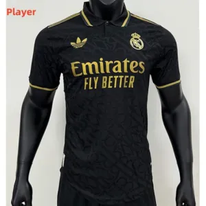 Camiseta de jugador del Real Madrid antes del partido 2024/25 - Negra