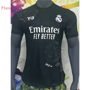 Maglia del giocatore dell'edizione Y3 del Real Madrid 2024/25 - Nera