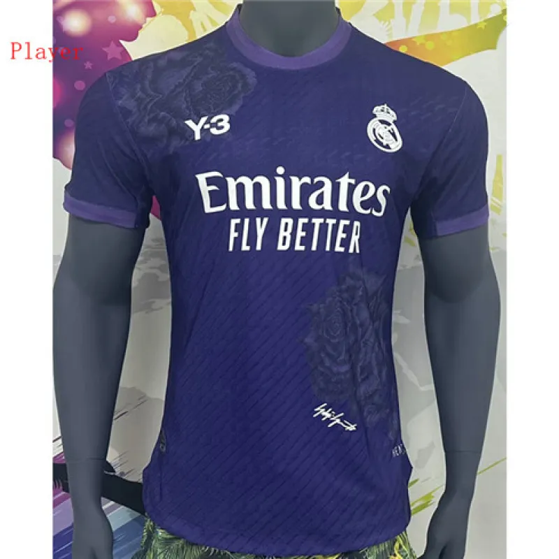 Maglia del giocatore dell'edizione Y3 del Real Madrid 2024/25 - Viola