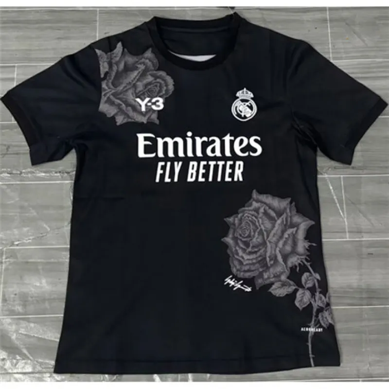 Camiseta de la edición Y3 del Real Madrid 2024/25 - Negra