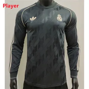 Camiseta de mangas largas de la edición especial del jugador del Real Madrid 2024/25 - Negra