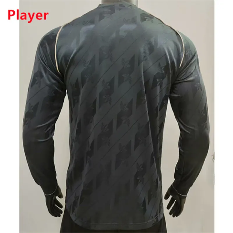 Camiseta de mangas largas de la edición especial del jugador del Real Madrid 2024/25 - Negra