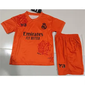 Real Madrid Kids' Jersey + Shorts 2024/25 - Y3 Edition - Orange
