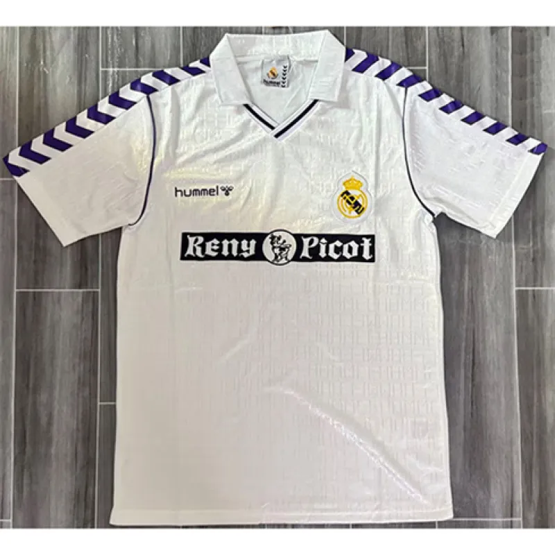 Real Madrid Retro Jersey 1989/90 Home - White