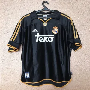 Maglia retro del Real Madrid 1999/00 trasferta - Nera