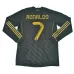Maglia retro a maniche lunghe del Real Madrid, numero 7 di Ronaldo, 2011/12 trasferta - Nera