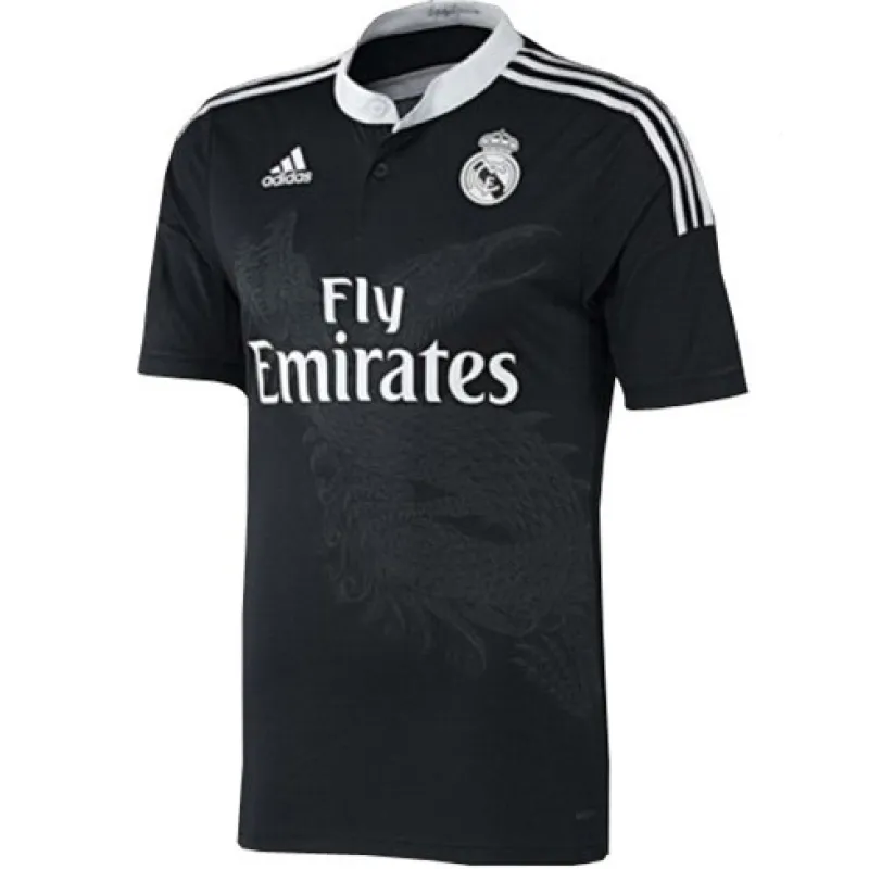 Terza maglia retro del Real Madrid 2014/15 - Nera
