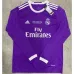 Maillot rétro à manches longues du Real Madrid 2016/17 extérieur - Violet