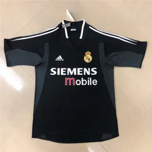 Maglia retro del Real Madrid 2004/05 Classico - Nera