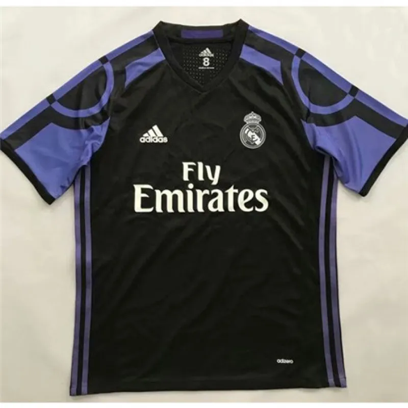 Tercera camiseta retro del Real Madrid 2015/16 - Negra