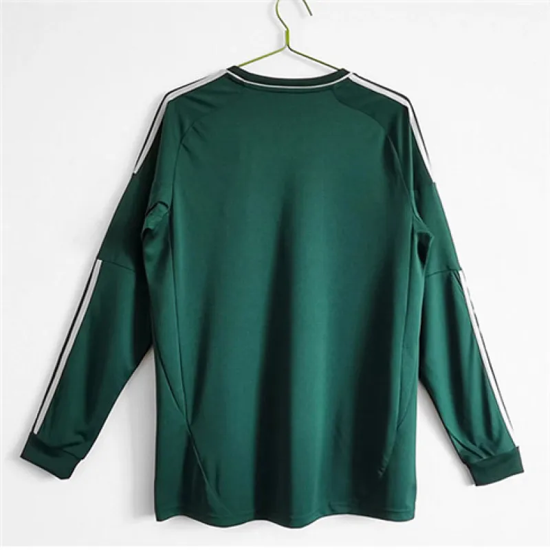 Tercer camiseta retro de manga larga del Real Madrid 2012/13 - Verde