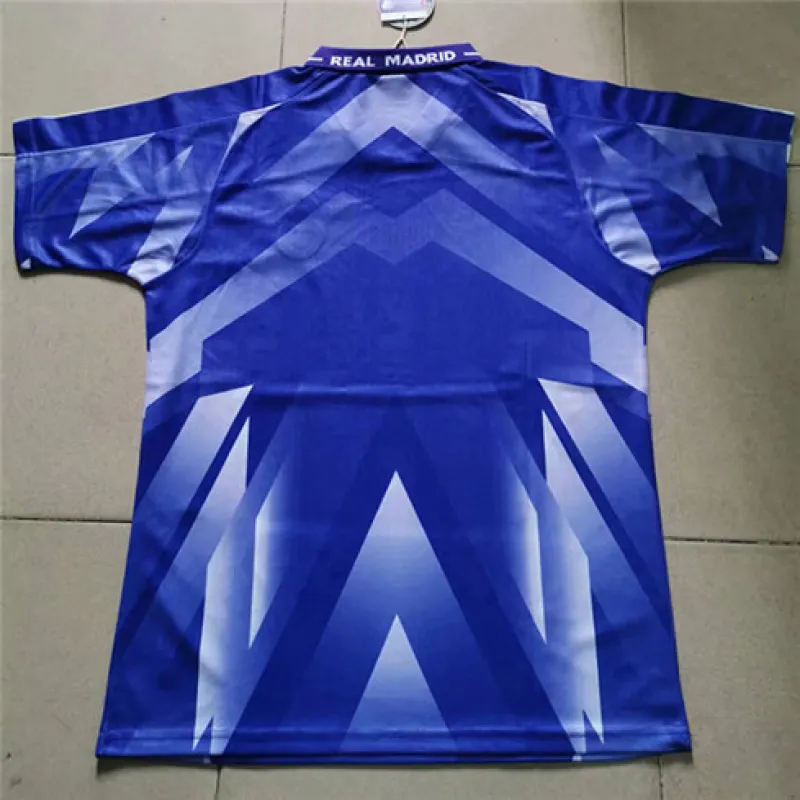 Camiseta retro del Real Madrid 1996/97 Fuera de casa - Azul
