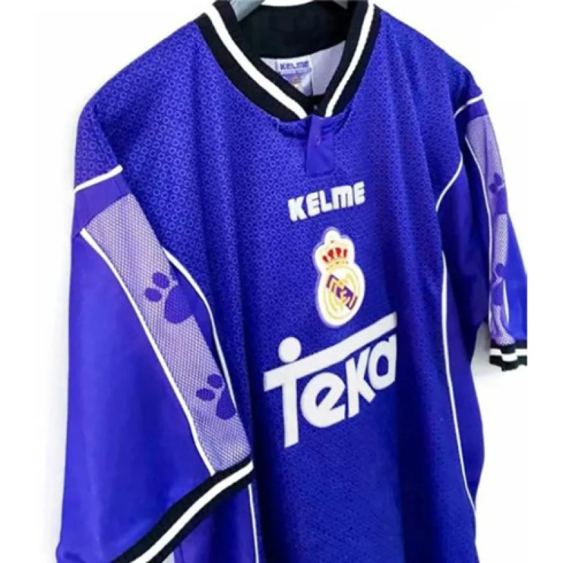 Real Madrid Retro Jersey 1997/98 Away - Blue