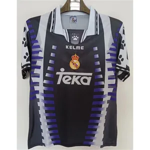 Terza maglia retro del Real Madrid 1997/98 - Nera