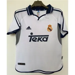 Maglia retro del Real Madrid 2000/01 campo casa - Bianca