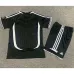 Camiseta retro para niños del Real Madrid 2006/07 Fuera de casa - Negra