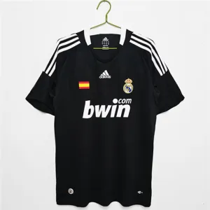 Terza maglia retro del Real Madrid 2008/09 - Nera
