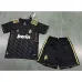 Camiseta retro para niños del Real Madrid 2011/12 Fuera de casa - Negra