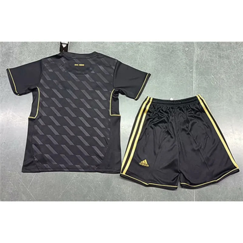 Camiseta retro para niños del Real Madrid 2011/12 Fuera de casa - Negra