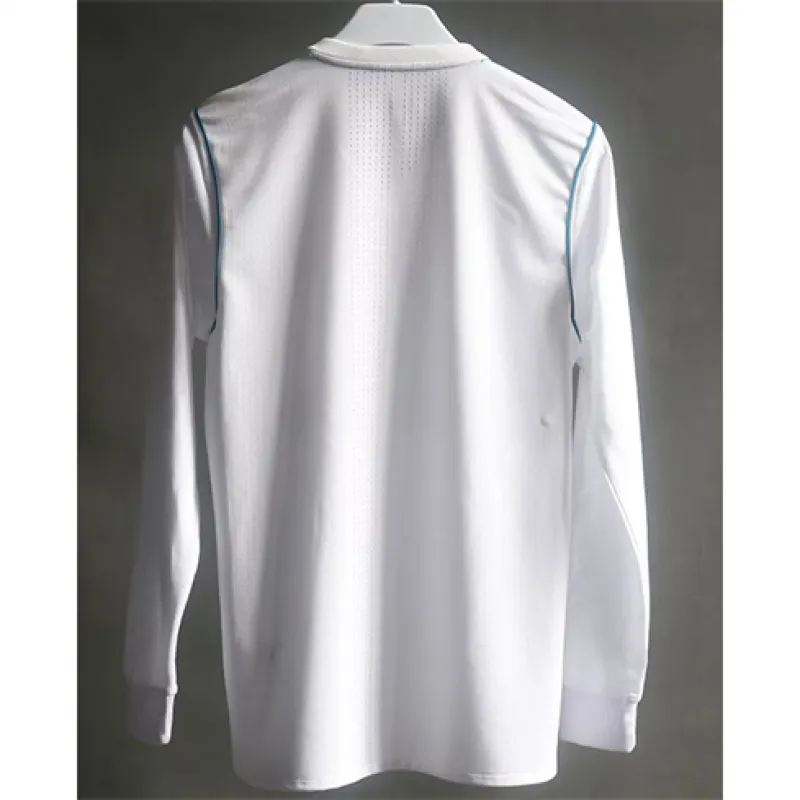 Real Madrid Long-Sleeved Retro Jersey 2017/18 Home - White