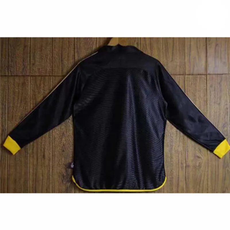 Real Madrid Long-sleeved Retro Jersey 1998-00 Away - Black