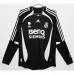 Tercera camiseta retro de mangas largas del Real Madrid 2006/07 - Negra