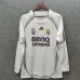 Real Madrid Langarm-Retro-Trikot 2006/07 Heimspiel - Weiß