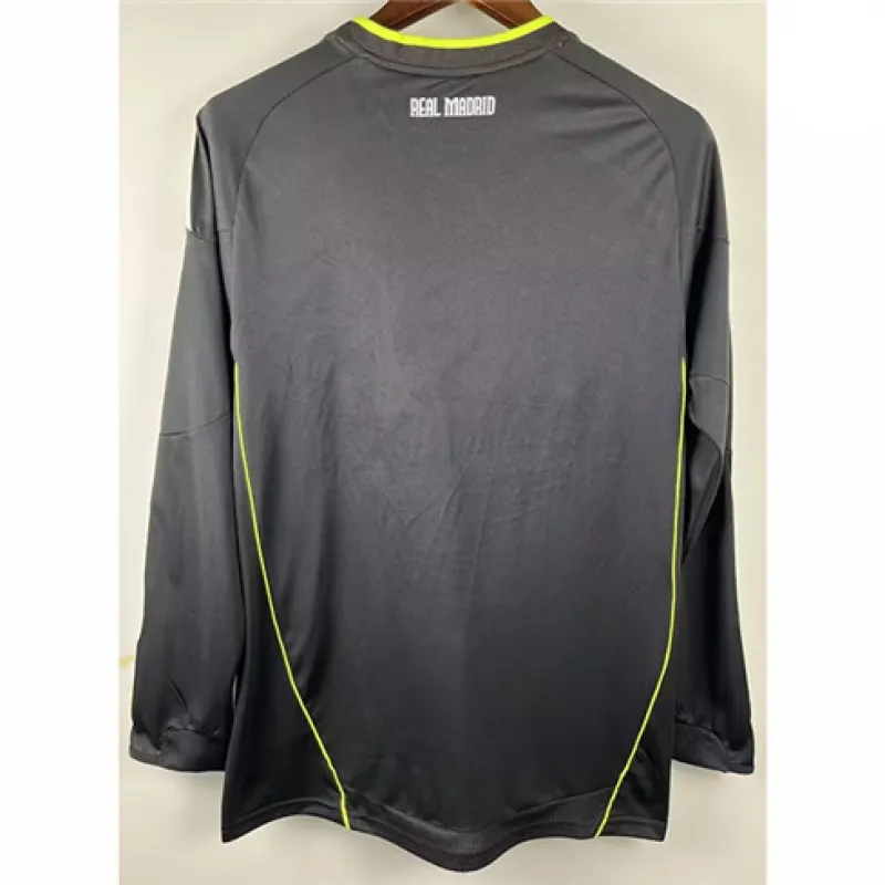 Real Madrid Long-sleeved Retro Jersey 2010/11 Away - Black