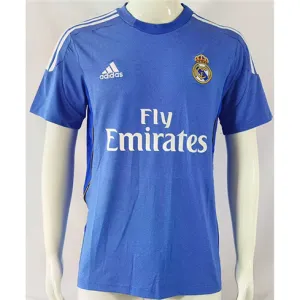 Maglia retro del Real Madrid 2013/14 Trasferta - Blu