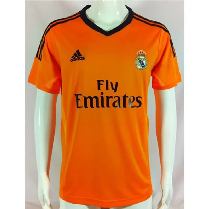 Tercera camiseta retro del Real Madrid 2013/14 - Anaranjado
