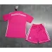 Real Madrid Children's Retro Third Jersey 2014/15 - Pink