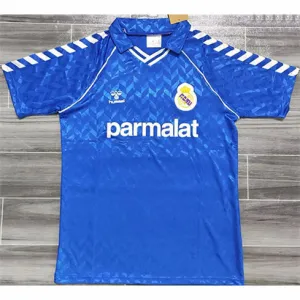 Maglia retro del Real Madrid 86-88 Trasferta - Blu
