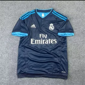 Maglia retro del Real Madrid 2015/16 Trasferta - Blu