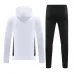 Vêtements de sport à capuche du Real Madrid 2024/25 Version personnalisée - Blanc
