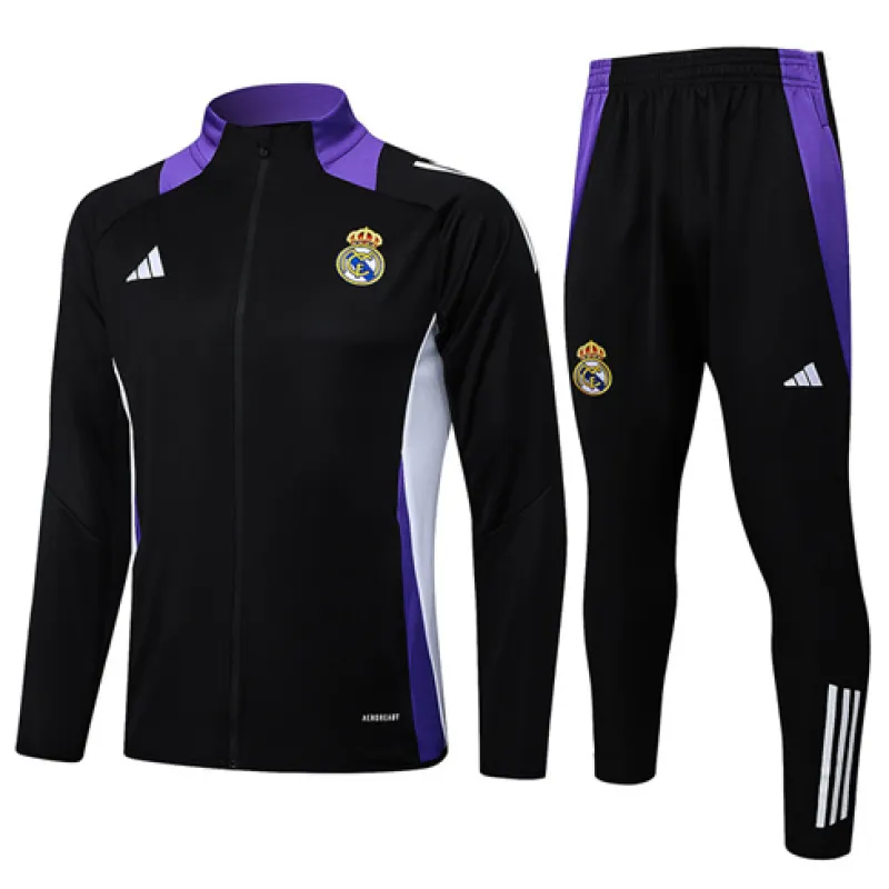 Real Madrid Sports Jacket 2024/25 - Black