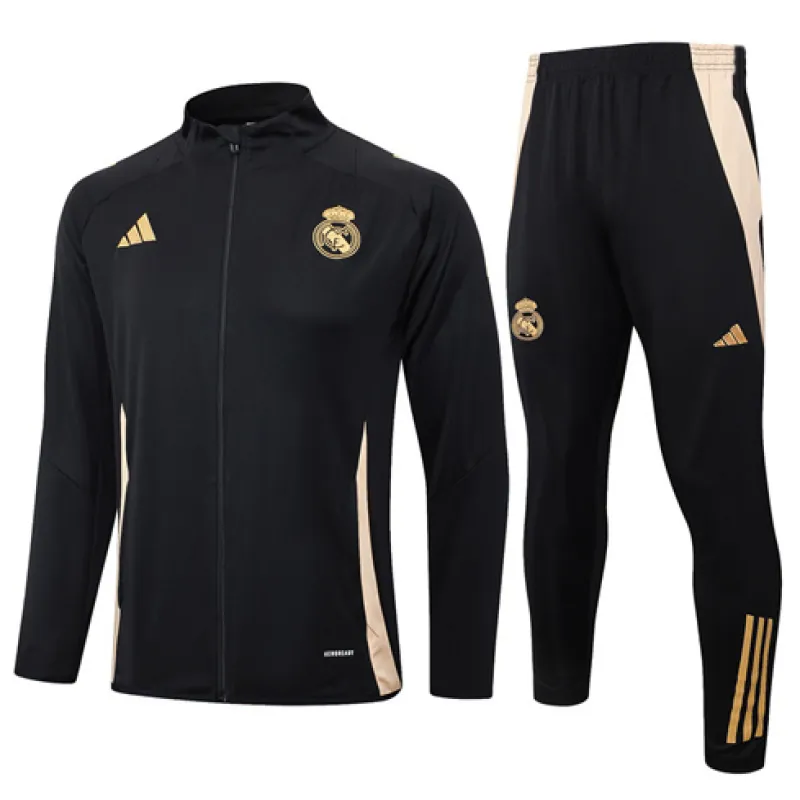 Real Madrid Sports Jacket 2024/25 - Black