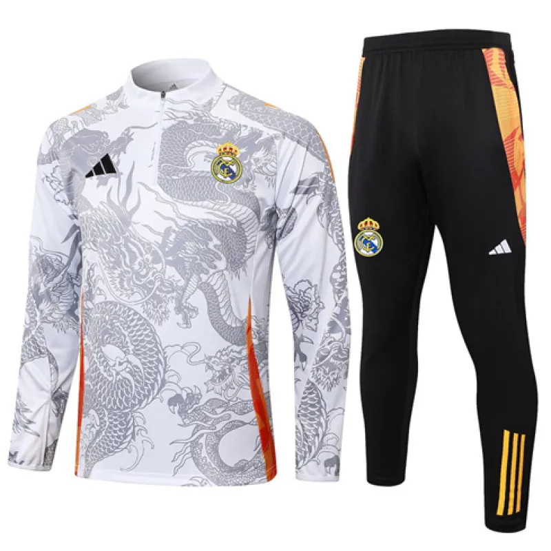 Vêtements de sport du Real Madrid 2024/25 - Blanc