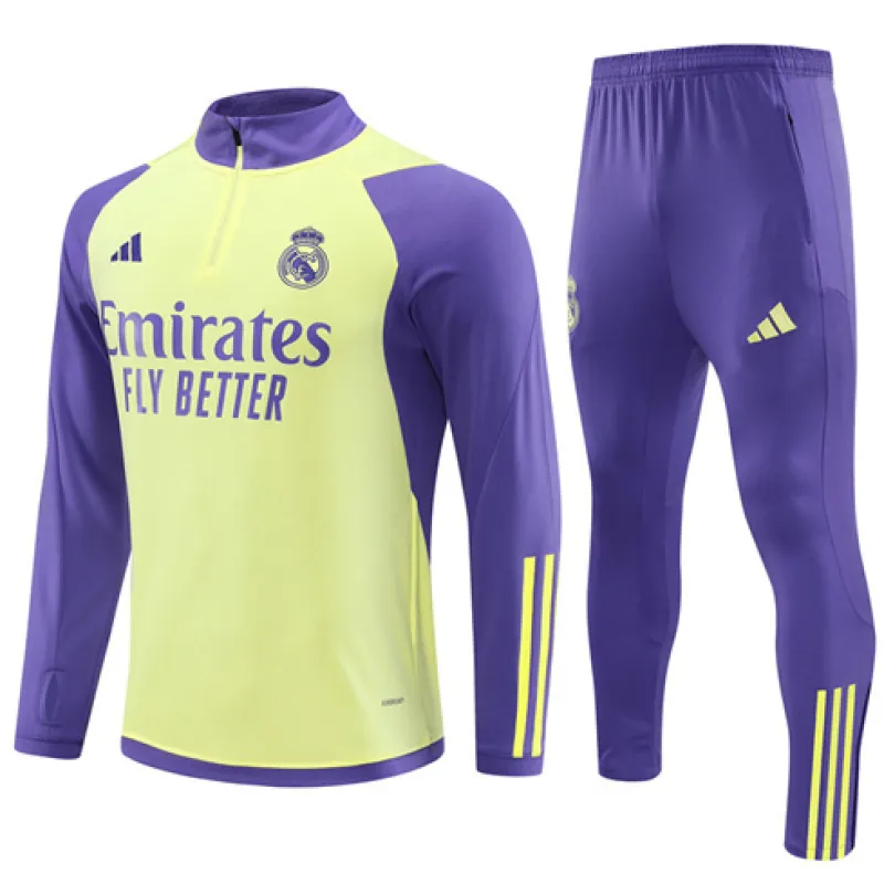 Vêtements de sport du Real Madrid 2024/25 - Jaune