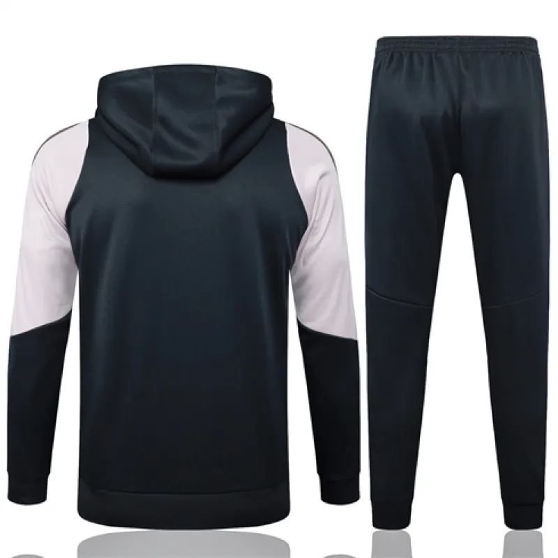 Real Madrid Children's Hooded Sportswear 2024/25 - Black