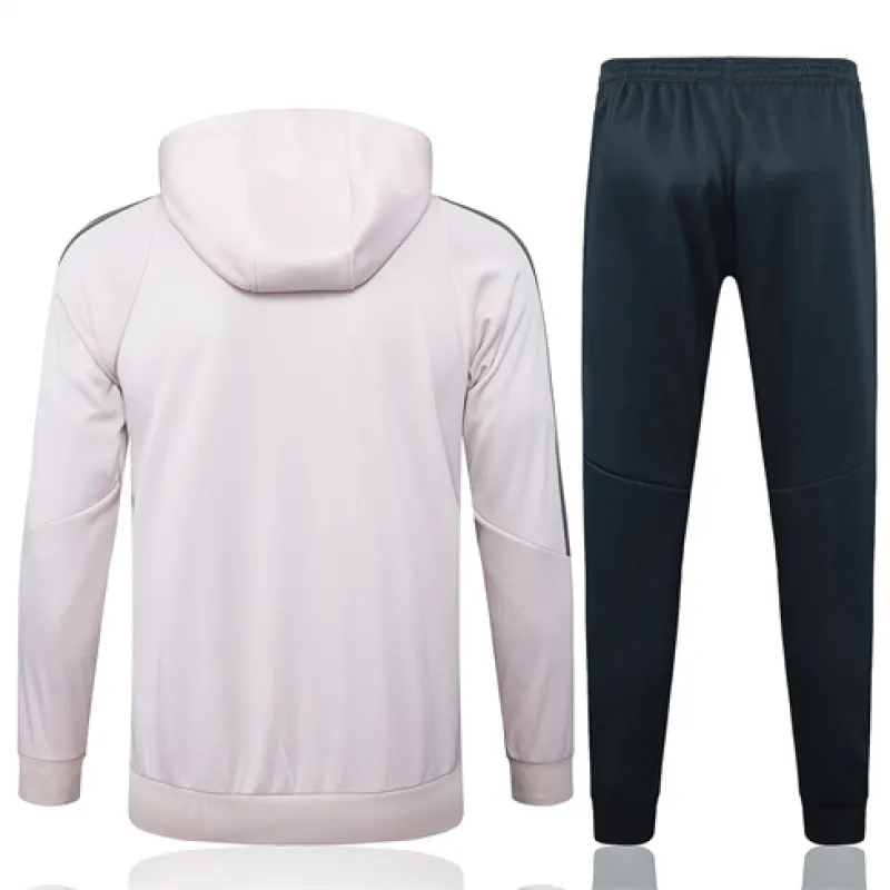 Real Madrid Children's Hooded Sportswear 2024/25 - Pink