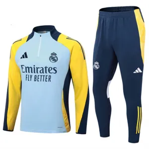 Vêtements de sport pour enfants du Real Madrid 2024/25 - Bleu