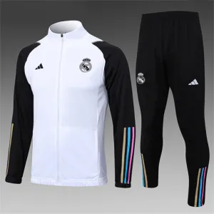 Giacca sportiva per bambini del Real Madrid 2024/25 - Bianca