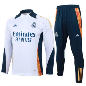 Vêtements de sport pour enfants du Real Madrid 2024/25 - Blanc